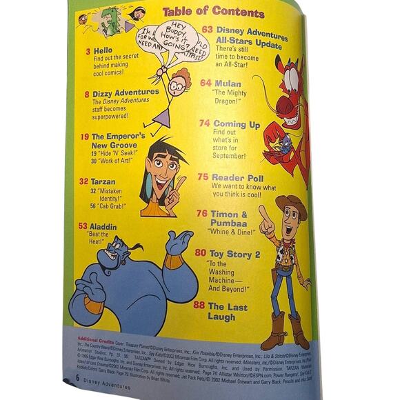 Disney Adventures Vintage Magazine 1999 2000 2002 Lot Of 3 Double Comic Edition - Picture 11 of 12